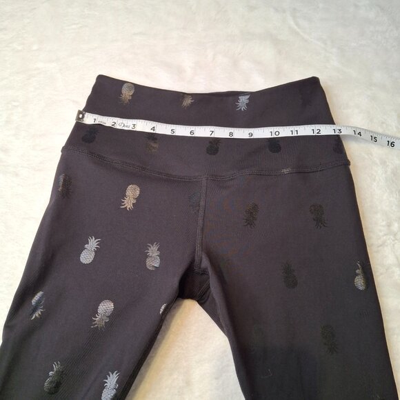 Beyond Yoga High Waisted Pineapple Leggings Sz S Neutral Athleisure Workout Gym - Picture 12 of 15